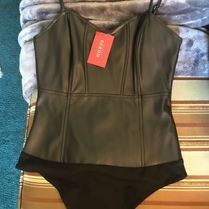 Guess leather bodysuit